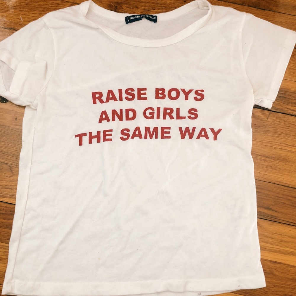 Brandy Melville feminist tee